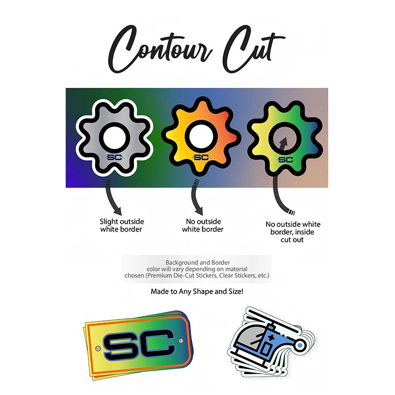 Custom Reflective Die-cut Stickers-006