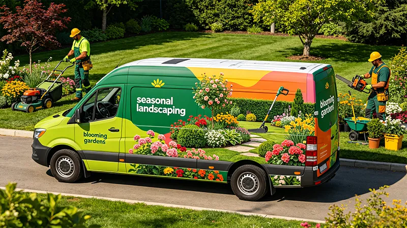 seasonal promotion car wrap
