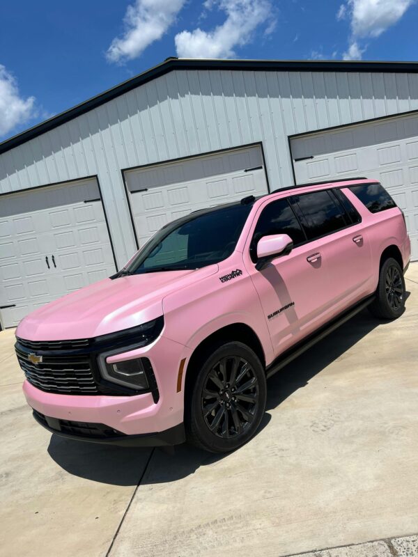 Cherry Blossom Satin Pink Vinyl Wrap