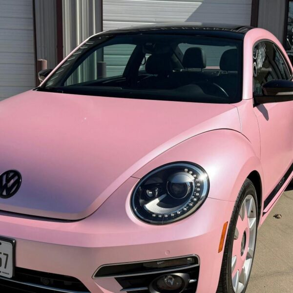 Cherry Blossom Satin Pink Vinyl Wrap