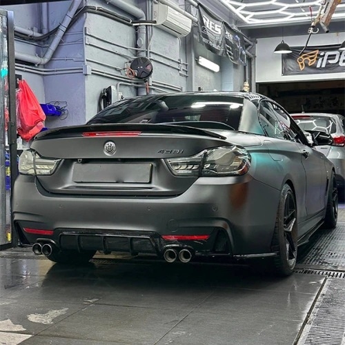 Matte Ultra Black Car Wrap