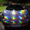 Chrome Laser Neo Holographic Silver Vinyl wrap