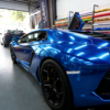 Chrome Mirror Blue Vinyl wrap