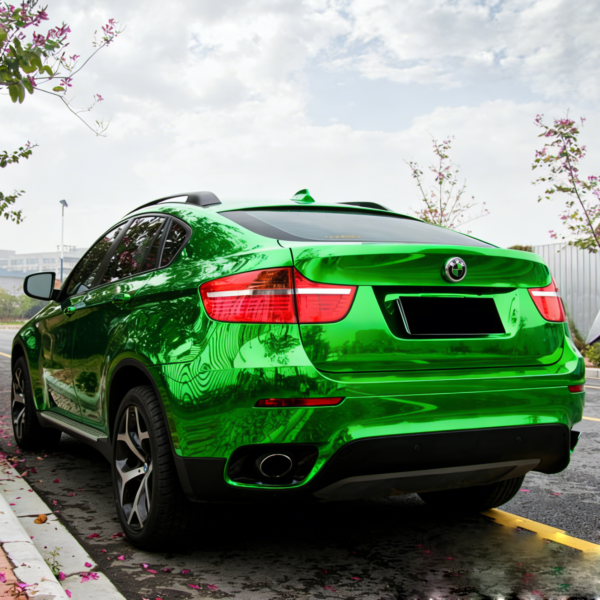 Chrome Mirror Green Vinyl wrap