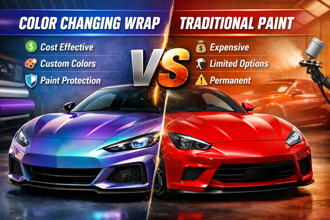 Color Changing Wrap vs. Paint: Which Should You Choose?