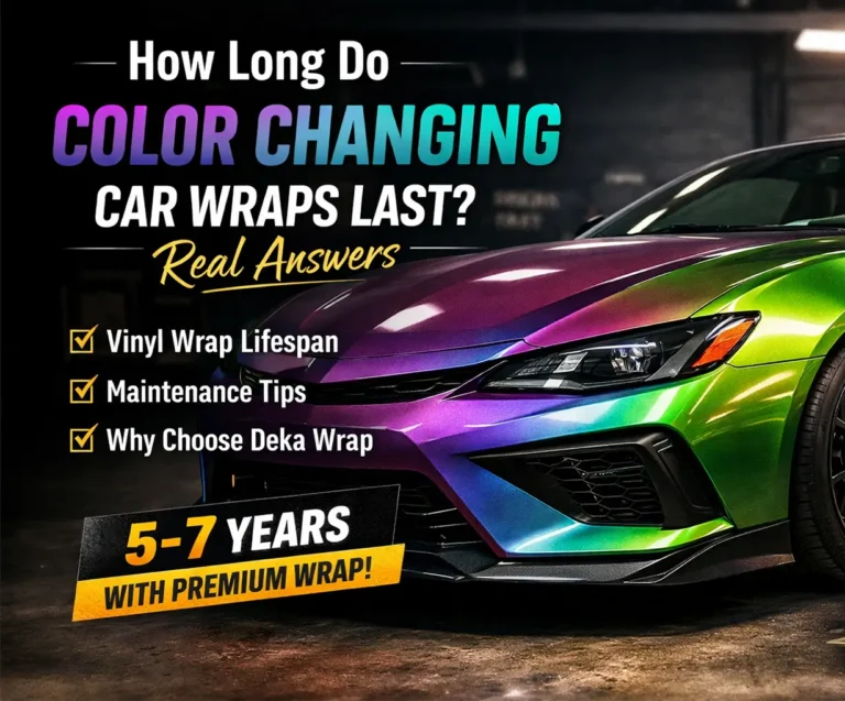 How Long Do Color Changing Car Wraps Last