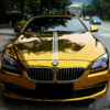 Chrome Mirror Gold Vinyl wrap