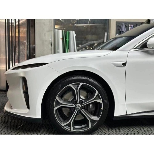 Satin Piano White Car Wrap