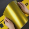 Satin Golden Yellow Vinyl Wrap