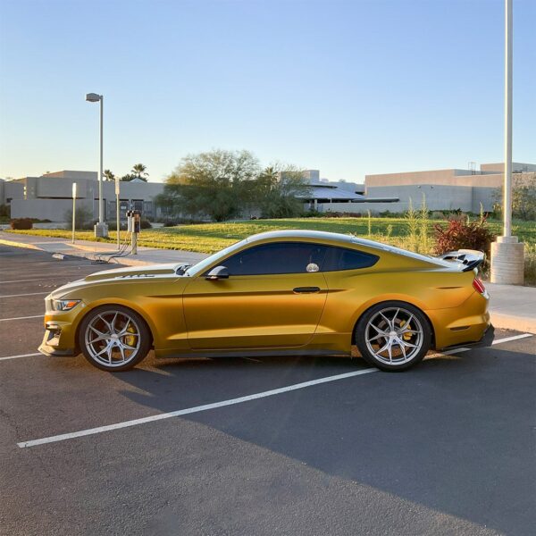 Satin Golden Yellow Vinyl Wrap