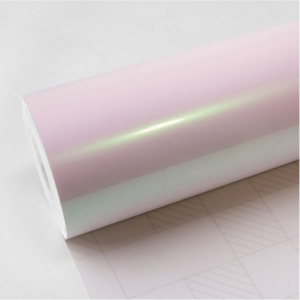 Gloss Aurora White Vinyl Wrap