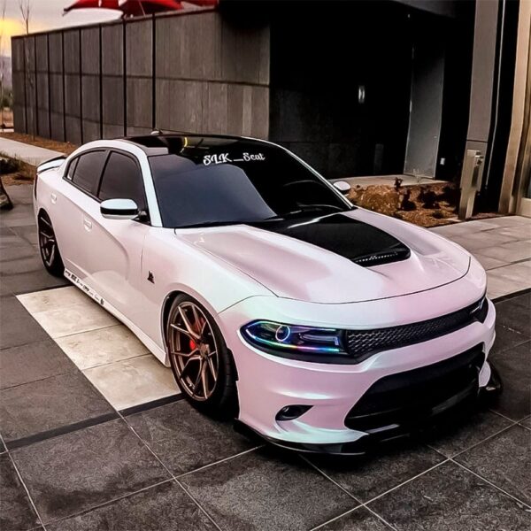 Gloss Aurora White Vinyl Wrap