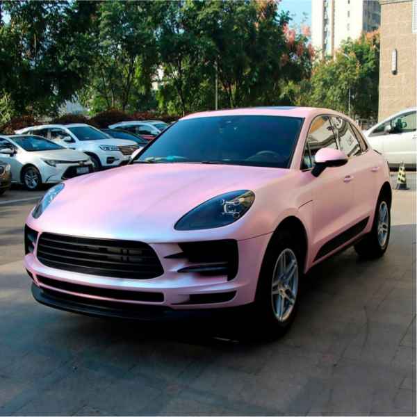 Cherry Blossom Satin Pink Vinyl Wrap