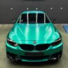 Satin Emerald Green Vinyl Wrap