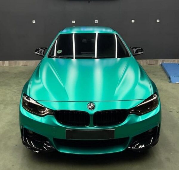 Satin Emerald Green Vinyl Wrap