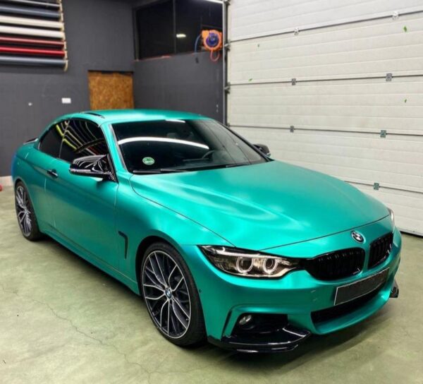 Satin Emerald Green Vinyl Wrap