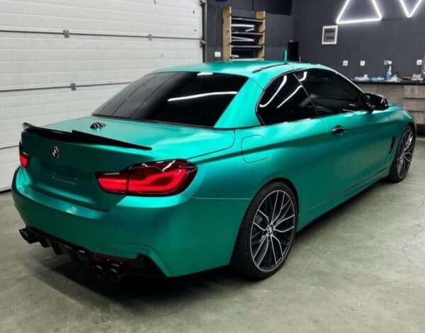 Satin Emerald Green Vinyl Wrap