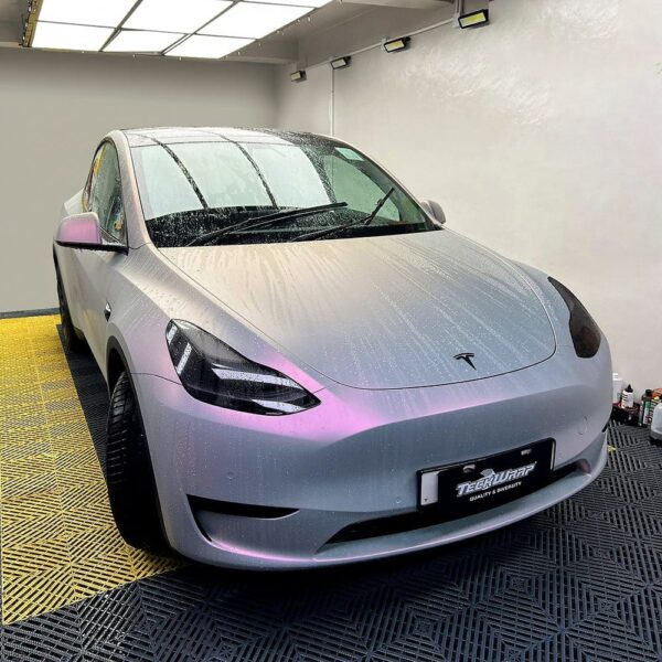 Matte Silver Sunset Vinyl Wrap Matte Silver Sunset Vinyl Wrap