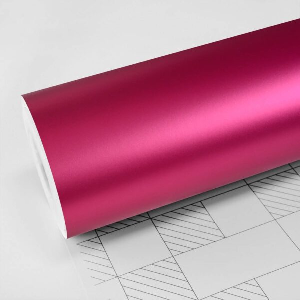 Hot Satin Pink Vinyl Wrap