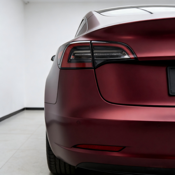 Matte Soul Red Car Wrap