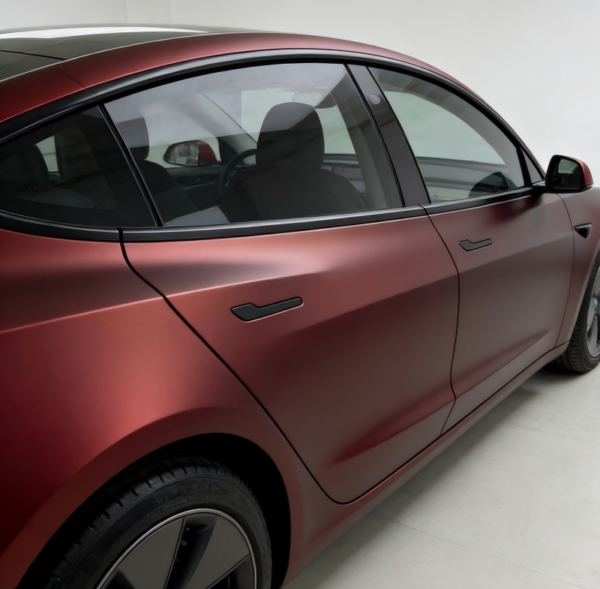 Matte Soul Red Car Wrap
