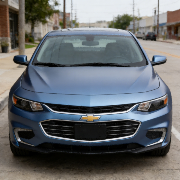 Satin Nice Blue Car Wrap