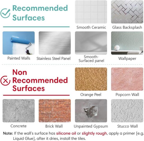 10 Pieces Peel and Stick Tiles 3D Vinyl Tiles Stickers Self Adhesive Backplash Kitchen Bathroom Indoor Wall Decor & Metro Tiles (20 x 20 cm, Glossy Sage Green)