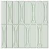 Self Adhesive Light Green Peel and Stick Backsplash Tiles for Kitchen Bath