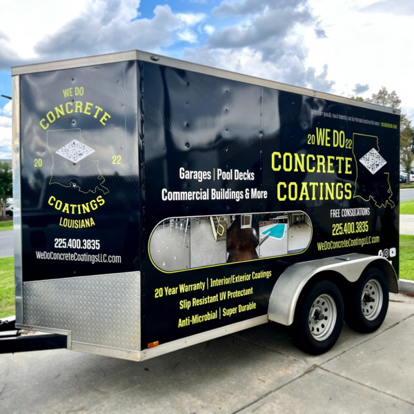 Van Trailer Wrap