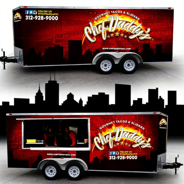 Van Trailer Wrap