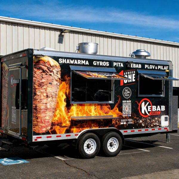 Van Trailer Wrap