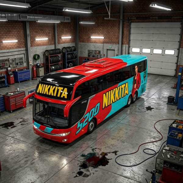 Bus-13 Seater Mini Bus wrap