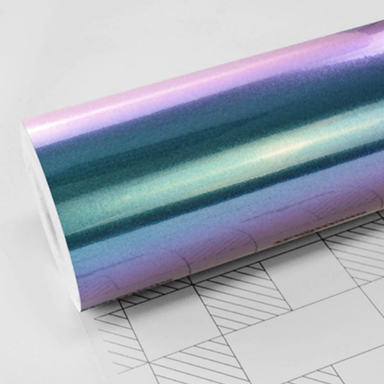 Gloss Purple Blue Vinyl Wrap