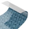 Fish Scale Tiles Ceramic Blue Kitchen splashback Tile Stickers  for Bathroom Stick on Wall Tiles  Self Adhesive Vinyl Home Decoration (20x20cm)