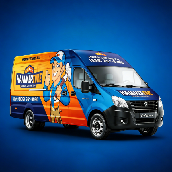 Van-Large Cargo Van Wrap
