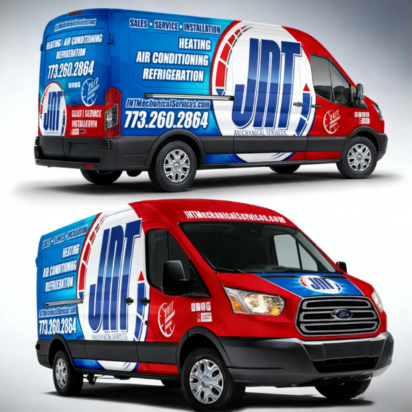 Van-Large Cargo Van Wrap