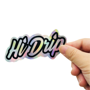 Die-cutting Holographic Sticker Paper Label Gift LOGO Sticker