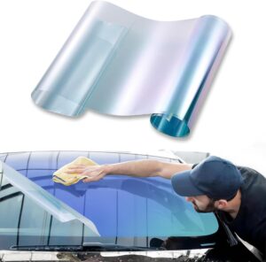 Blue Chameleon Automotive Windshield Tint -001