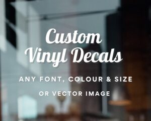 Custom Vinyl Lettering