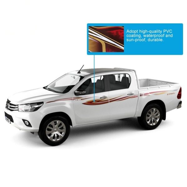 Side Pickup Line Custom Car Decal-002
