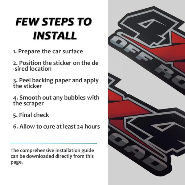 Vehicle Vinyl Wrap Stickers for Cars Truck Pickup-007