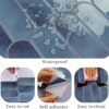 20 Sheets Kitchen Backsplash Tiles Peel and Stick Back Splash Blue Tile Waterproof Self Adhesive Vinyl Backsplash Sticky Tiles for Walls Removable Laundry Room Bathroom Wall Tile 20x20cm