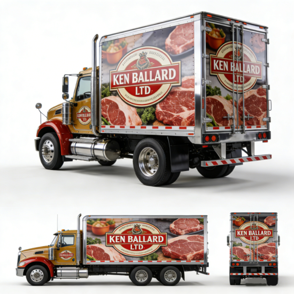 Truck-14Ft Reefer Truck Wrap