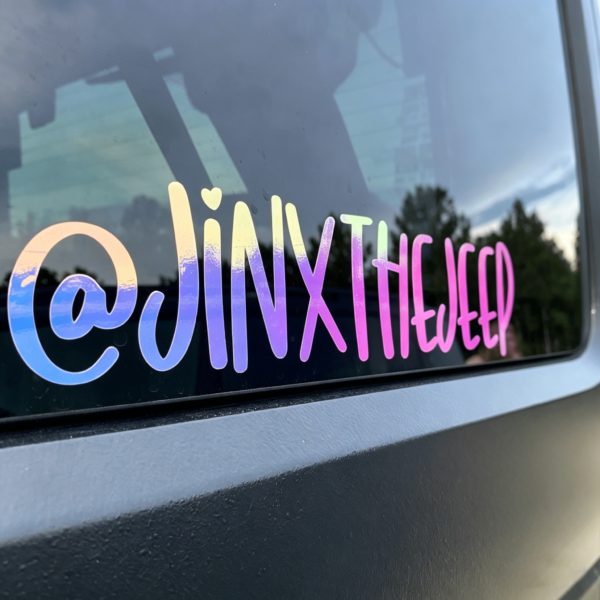Custom Vinyl Lettering Stickers