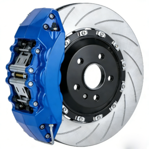 Blue Brake Caliper Wrap