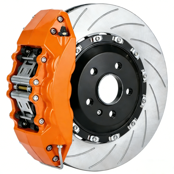 Orange Brake Caliper Wrap