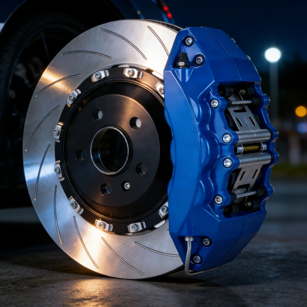 Blue Brake Caliper Wrap