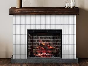 Peel and Stick Backsplash Tile 10 Pcs of20x20cm Vertical 3D Stick on Tiles for Kitchen and Bathroom Interior Wall Tile White (Glossy Surface White with Gray Grout )