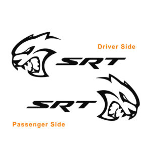 High-Quality SRT Hellcat Body Decals for Dodge Charger & Challenger (Pair)