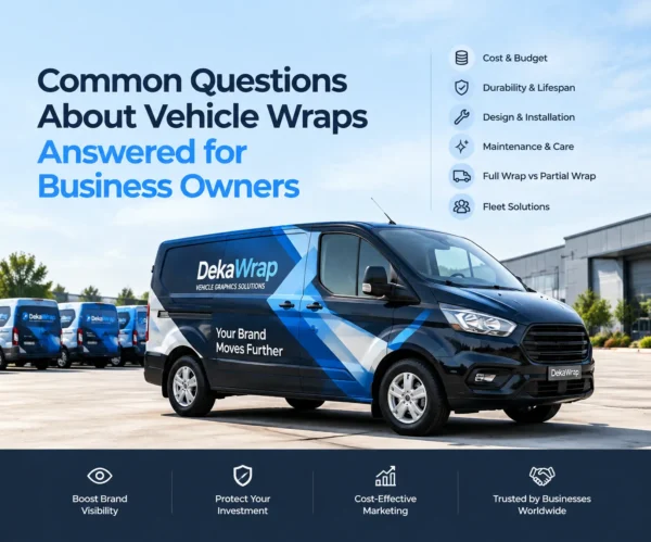 Common Questions About Vehicle Wraps